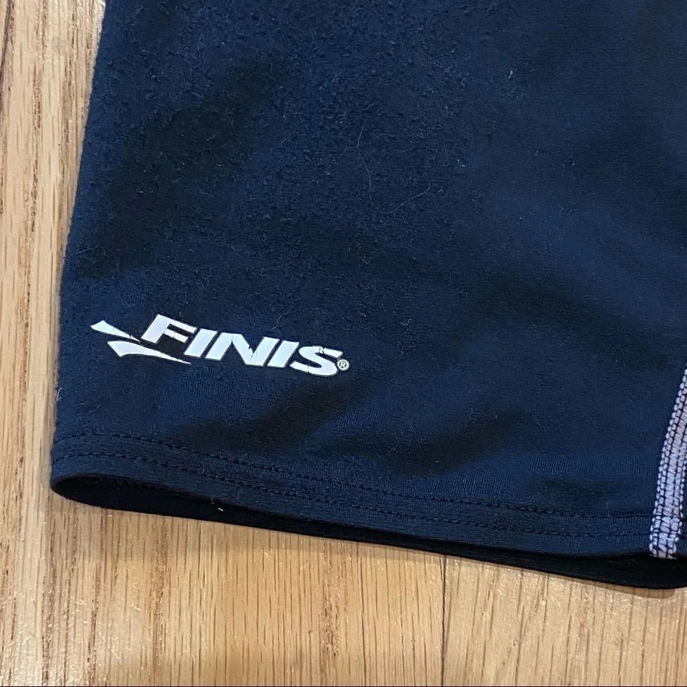 Finis black swimsuit shorts trunks